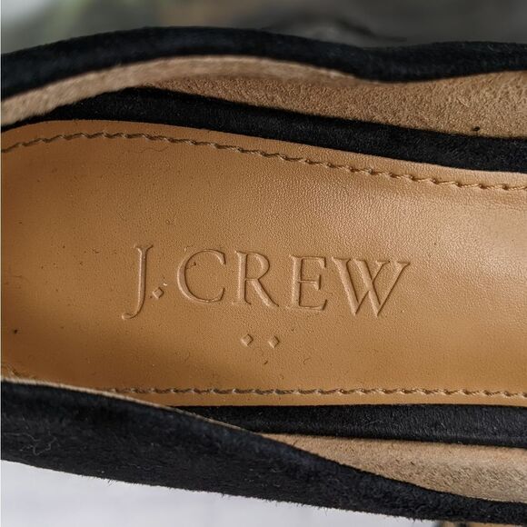 J. Crew Zoe Suede d'Orsay Flats - Picture 8 of 14